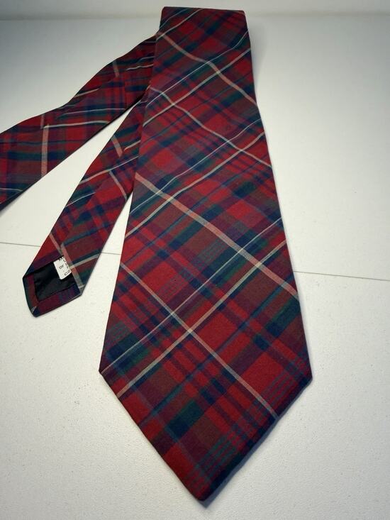Pendleton Other - VTG Pendleton Classic Necktie Red Blue Plaid Tartan Men’s Vintage USA Neck Tie